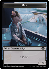 Eldrazi Spawn // Rat Double-Sided Token [Modern Horizons 3 Tokens] | Fandemonia Ltd