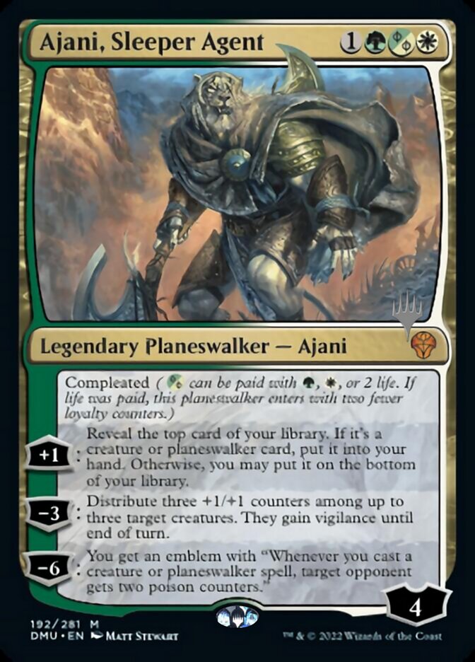 Ajani, Sleeper Agent (Promo Pack) [Dominaria United Promos] | Fandemonia Ltd