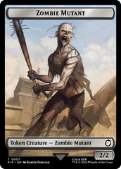 Junk // Zombie Mutant Double-Sided Token [Fallout Tokens] | Fandemonia Ltd