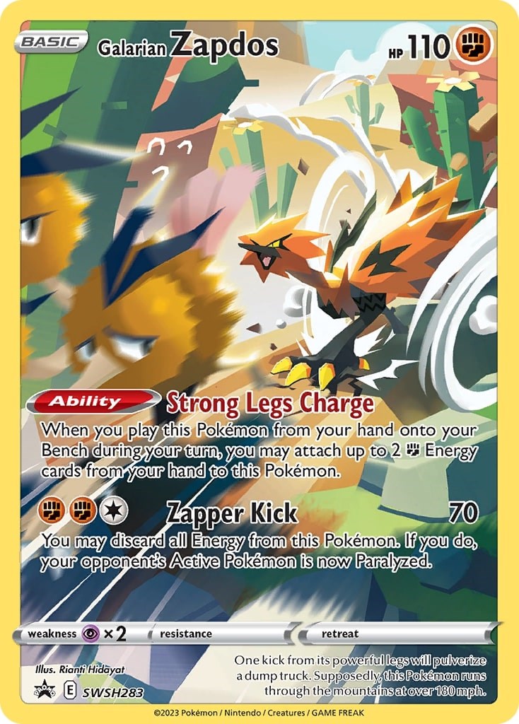 Galarian Zapdos (SWSH283) [Sword & Shield: Black Star Promos] | Fandemonia Ltd