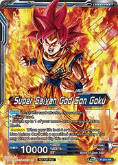 Super Saiyan God Son Goku // SSGSS Son Goku, Soul Striker Reborn (Gold Stamped) (P-211) [Promotion Cards] | Fandemonia Ltd