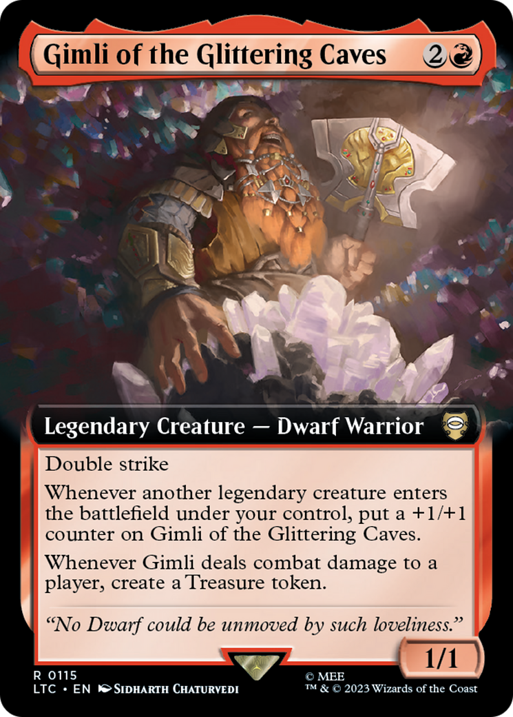 Gimli of the Glittering Caves (Extended Art) [The Lord of the Rings: Tales of Middle-Earth Commander] | Fandemonia Ltd