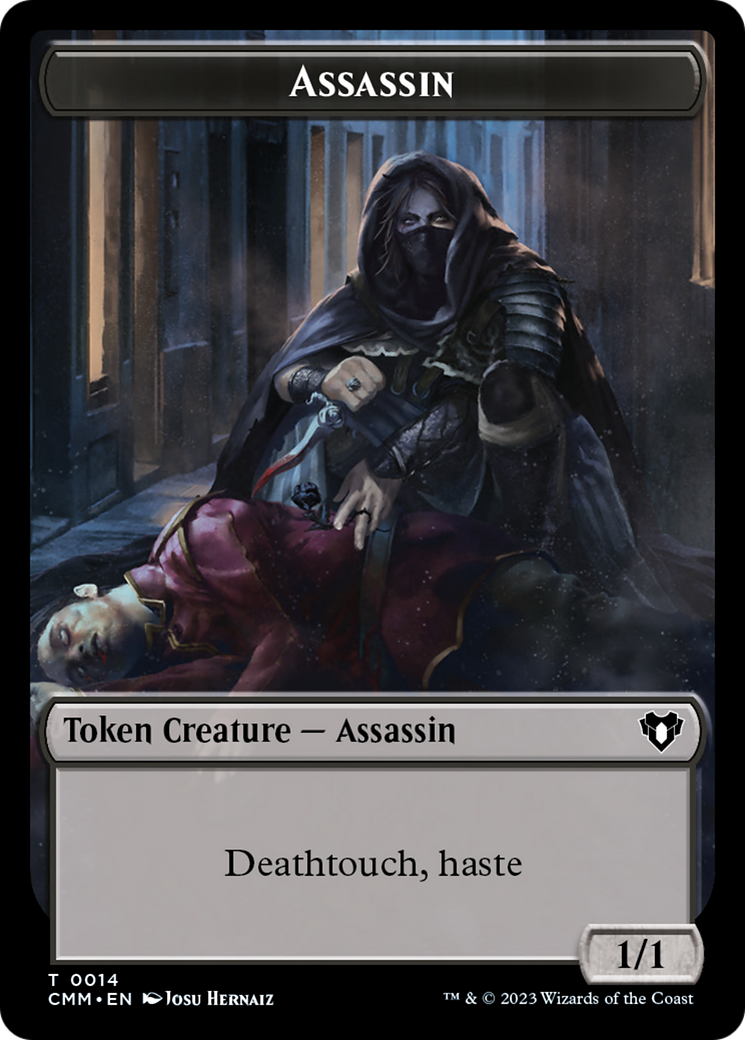 Assassin Token [Commander Masters Tokens] | Fandemonia Ltd