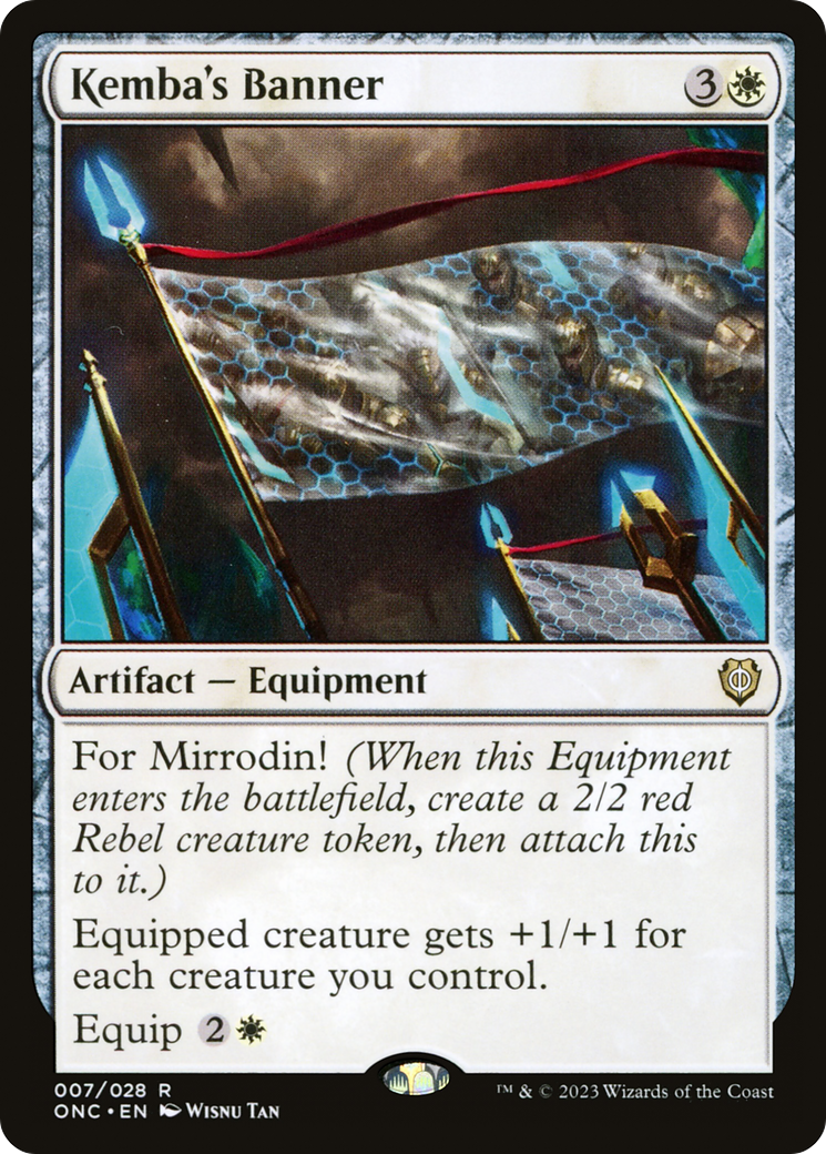 Kemba's Banner [Phyrexia: All Will Be One Commander] | Fandemonia Ltd