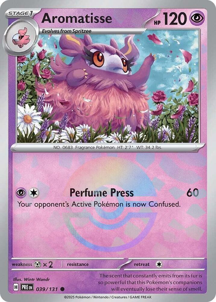 Aromatisse (039/131) (Poke Ball Pattern) [Scarlet & Violet: Prismatic Evolutions] | Fandemonia Ltd