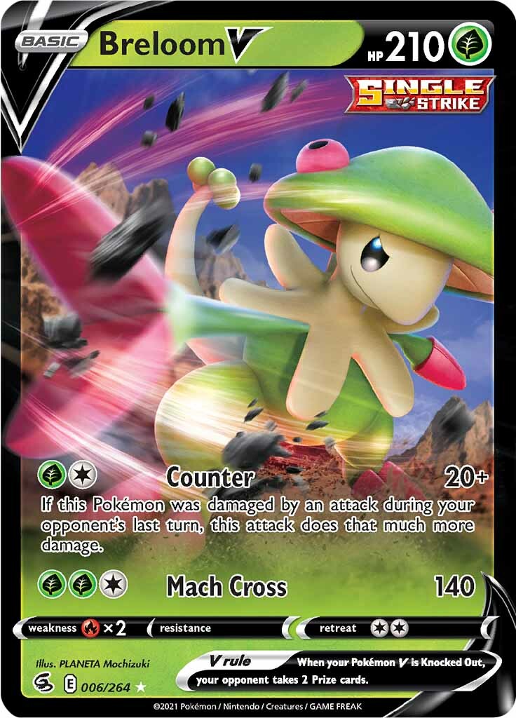 Breloom V (006/264) [Sword & Shield: Fusion Strike] | Fandemonia Ltd