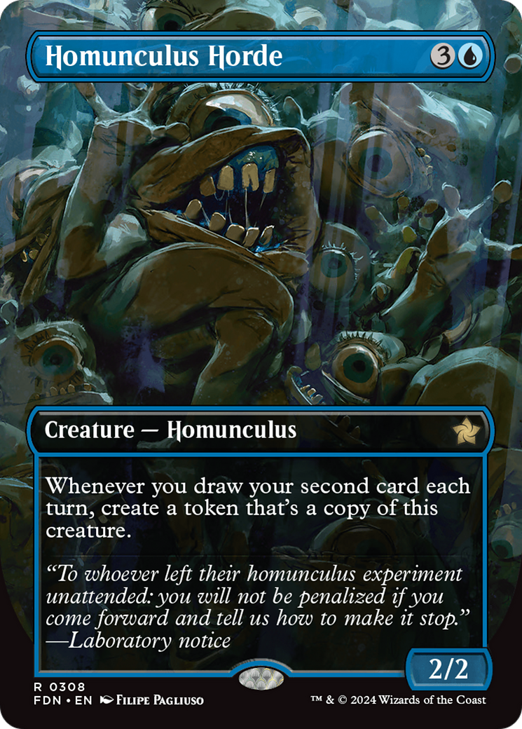 Homunculus Horde (Borderless) [Foundations] | Fandemonia Ltd