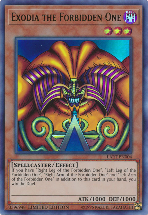 Exodia the Forbidden One [LART-EN004] Ultra Rare | Fandemonia Ltd