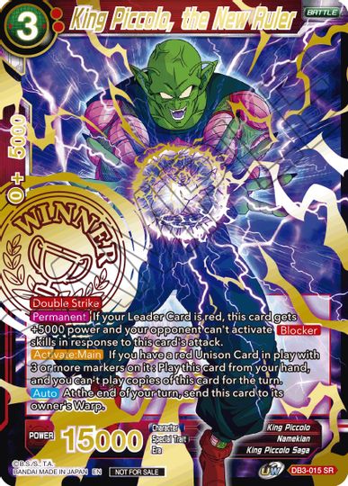 King Piccolo, the New Ruler (Alternate Art Set 2021 Vol. 3) (DB3-015) [Tournament Promotion Cards] | Fandemonia Ltd