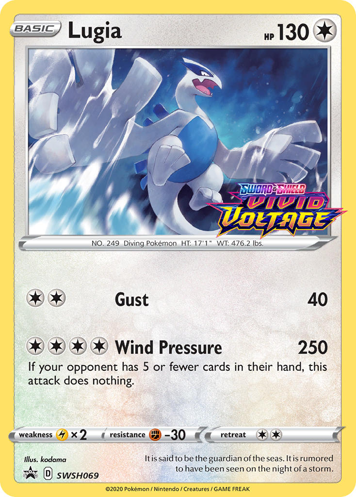 Lugia (SWSH069) (Prerelease Promo) [Sword & Shield: Black Star Promos] | Fandemonia Ltd