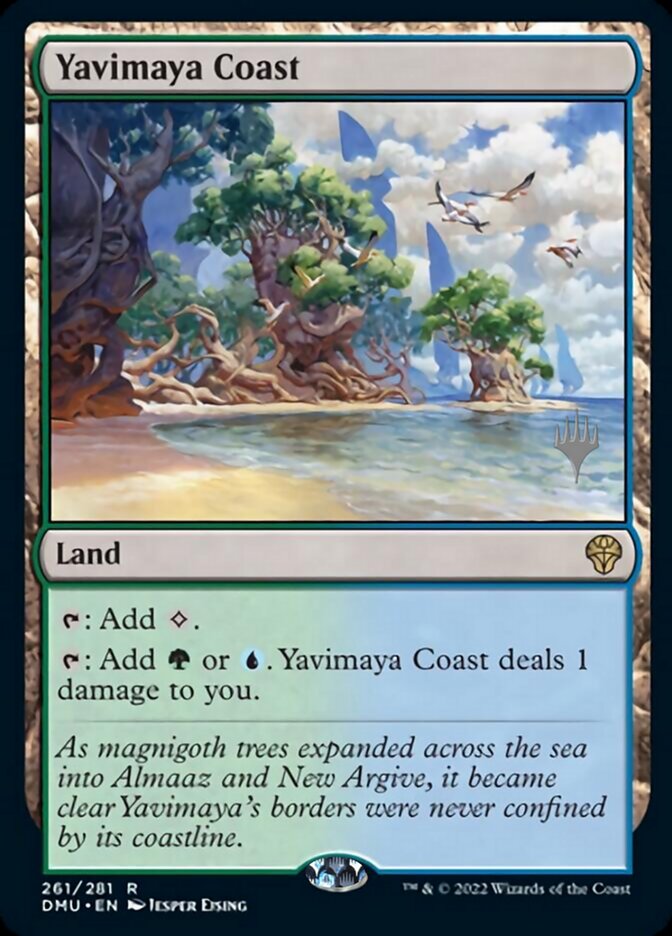 Yavimaya Coast (Promo Pack) [Dominaria United Promos] | Fandemonia Ltd