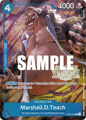 Marshall.D.Teach (Offline Regional 2023) [Winner] [One Piece Promotion Cards] | Fandemonia Ltd