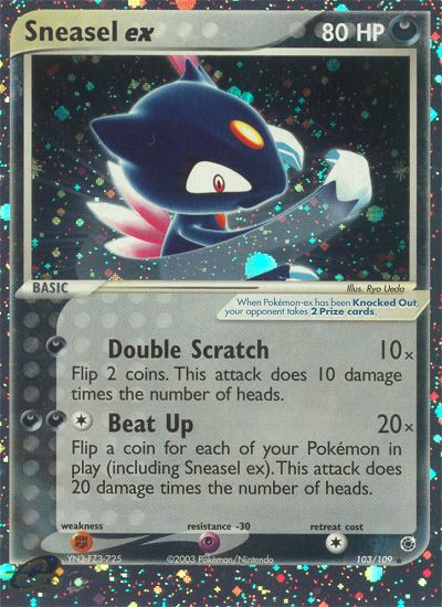 Sneasel ex (103/109) [EX: Ruby & Sapphire] | Fandemonia Ltd