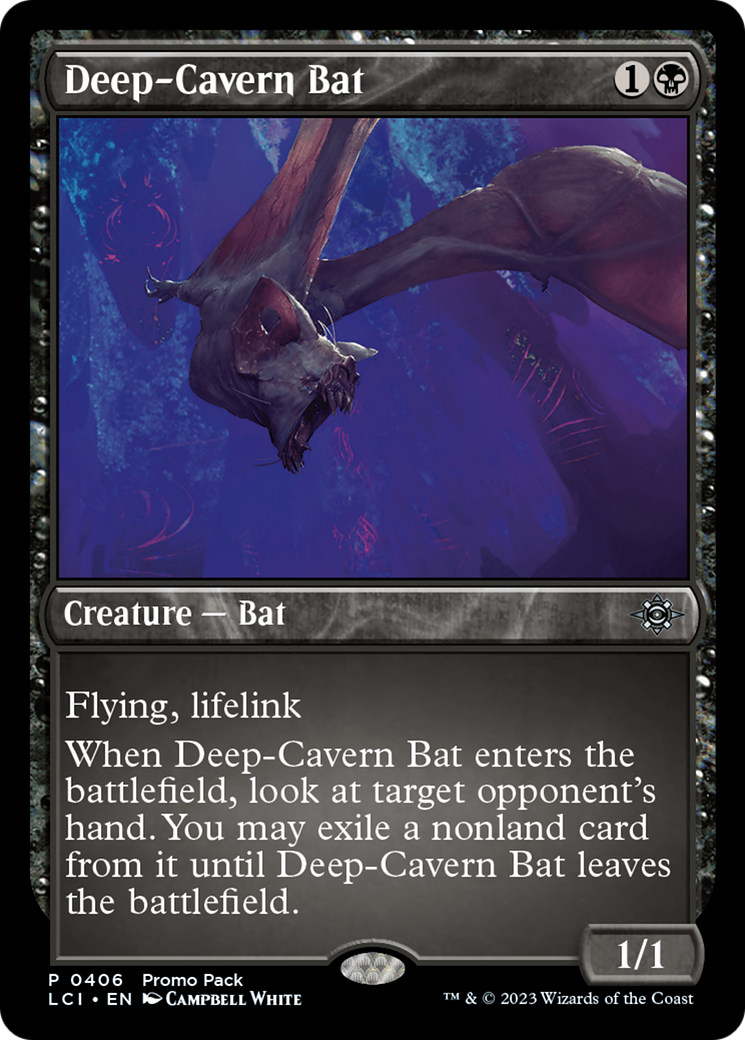 Deep-Cavern Bat [The Lost Caverns of Ixalan Promos] | Fandemonia Ltd