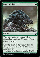 Beast Within [Phyrexia: All Will Be One Commander] | Fandemonia Ltd