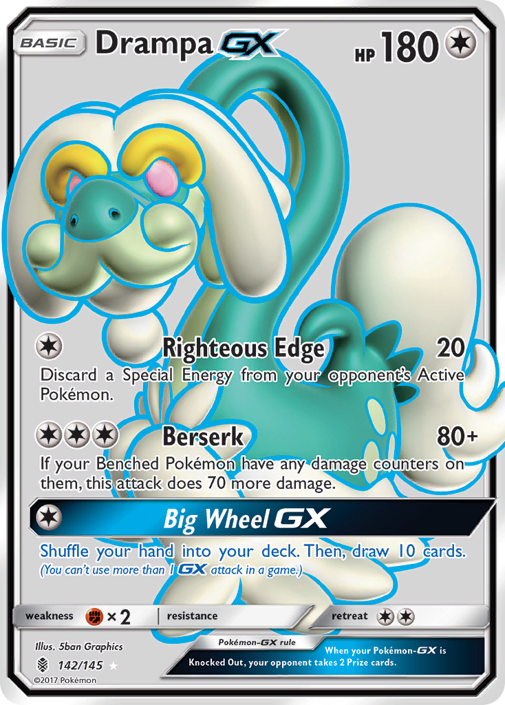 Drampa GX (142/145) [Sun & Moon: Guardians Rising] | Fandemonia Ltd