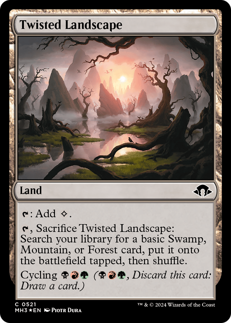 Twisted Landscape (Ripple Foil) [Modern Horizons 3] | Fandemonia Ltd