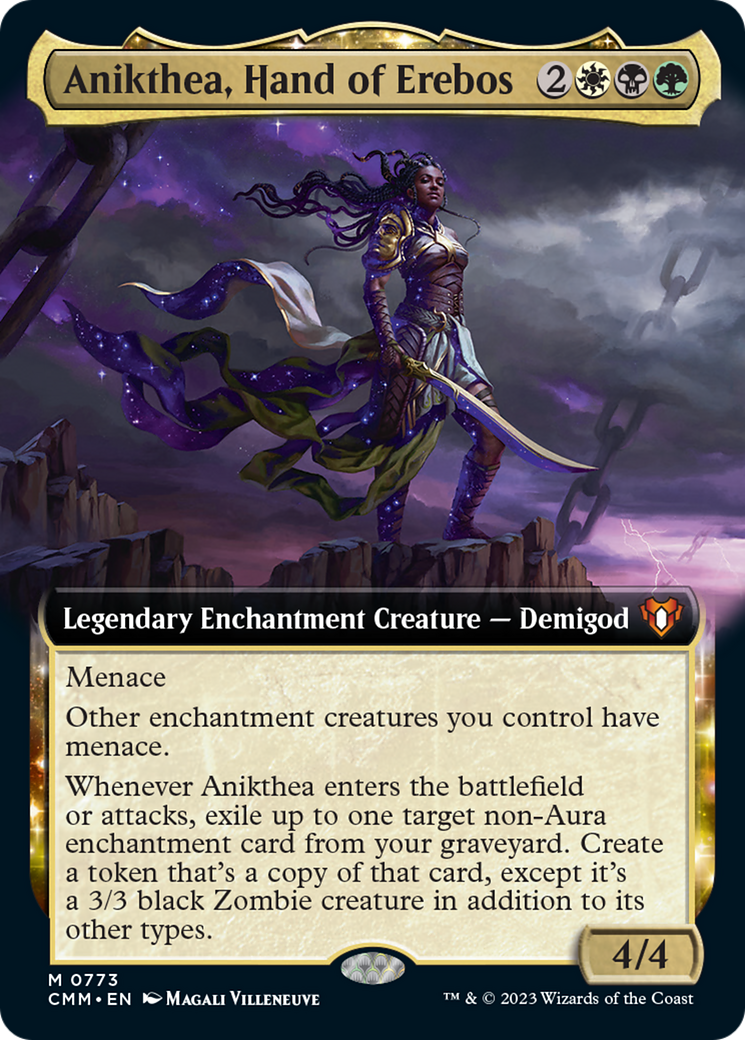 Anikthea, Hand of Erebos (Extended Art) [Commander Masters] | Fandemonia Ltd