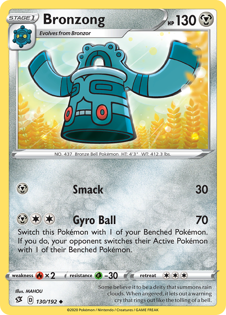 Bronzong (130/192) [Sword & Shield: Rebel Clash] | Fandemonia Ltd