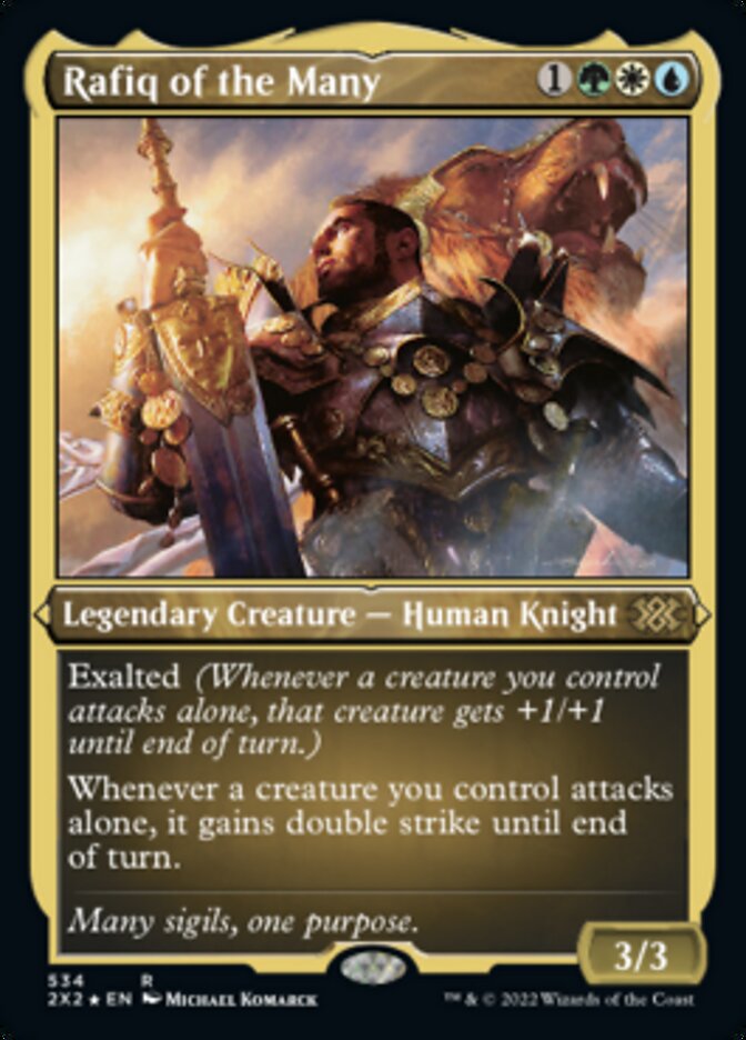 Rafiq of the Many (Foil Etched) [Double Masters 2022] | Fandemonia Ltd