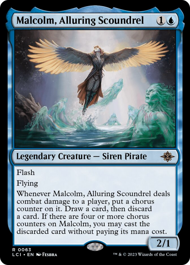 Malcolm, Alluring Scoundrel [The Lost Caverns of Ixalan] | Fandemonia Ltd