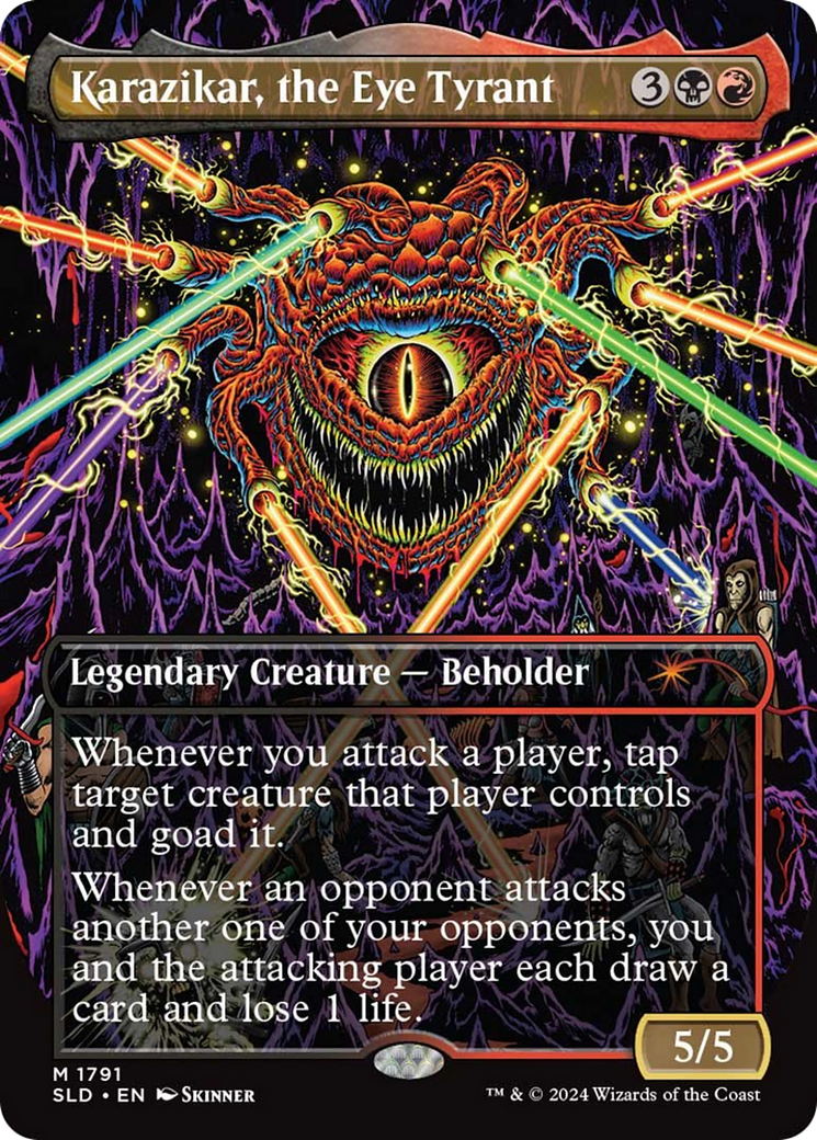 Karazikar, the Eye Tyrant (Rainbow Foil) [Secret Lair Drop Series] | Fandemonia Ltd