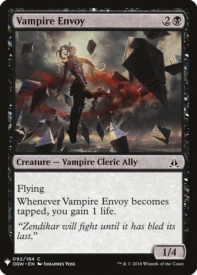 Vampire Envoy [Mystery Booster] | Fandemonia Ltd