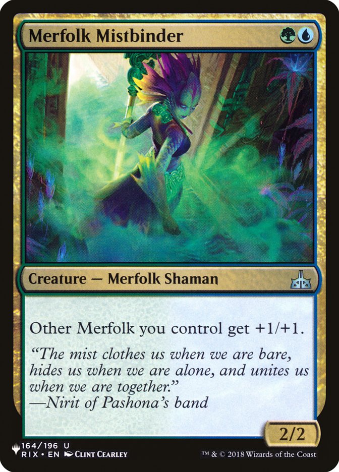 Merfolk Mistbinder [The List] | Fandemonia Ltd