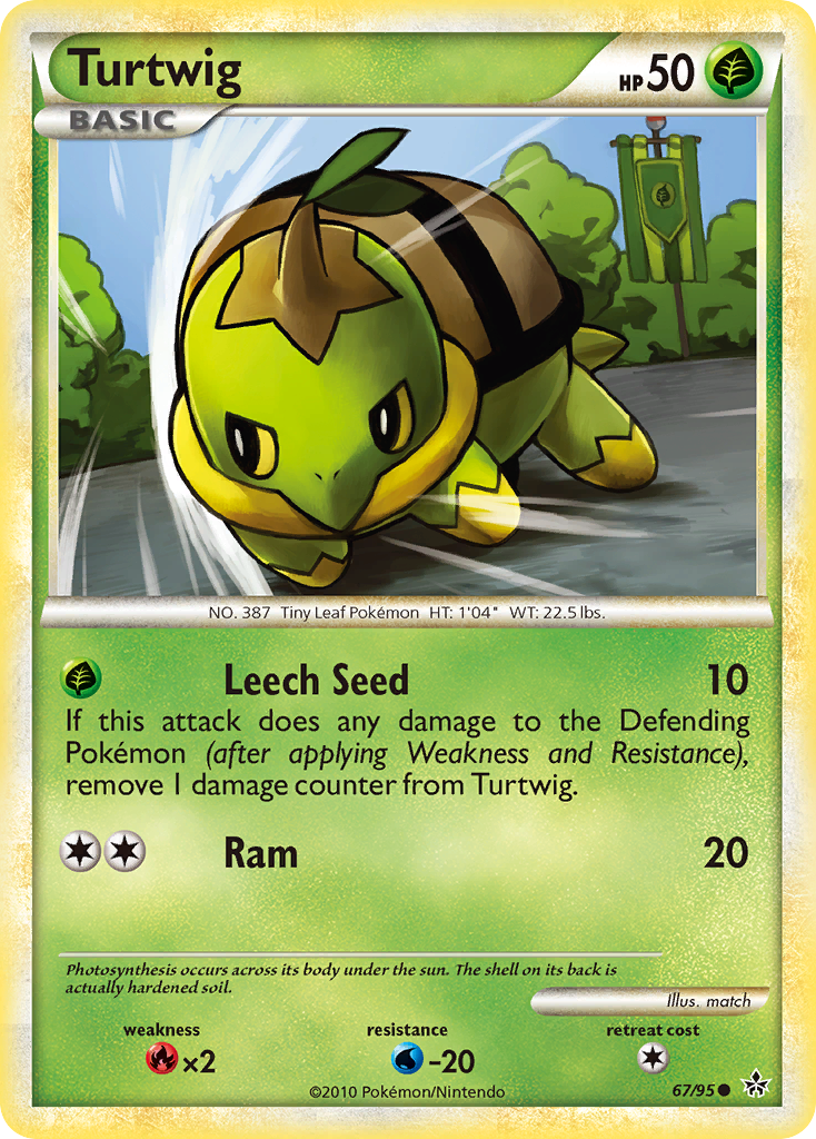 Turtwig (67/95) [HeartGold & SoulSilver: Unleashed] | Fandemonia Ltd