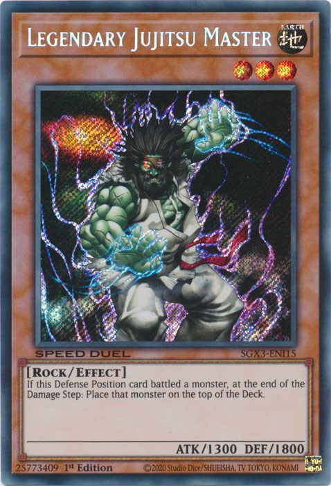 Legendary Jujitsu Master [SGX3-ENI15] Secret Rare | Fandemonia Ltd