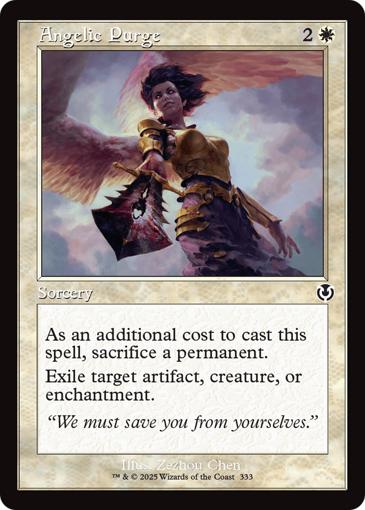 Angelic Purge (Retro Frame) [Innistrad Remastered] | Fandemonia Ltd