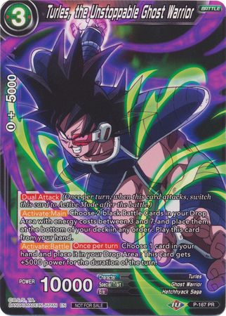 Turles, the Unstoppable Ghost Warrior (P-167) [Promotion Cards] | Fandemonia Ltd