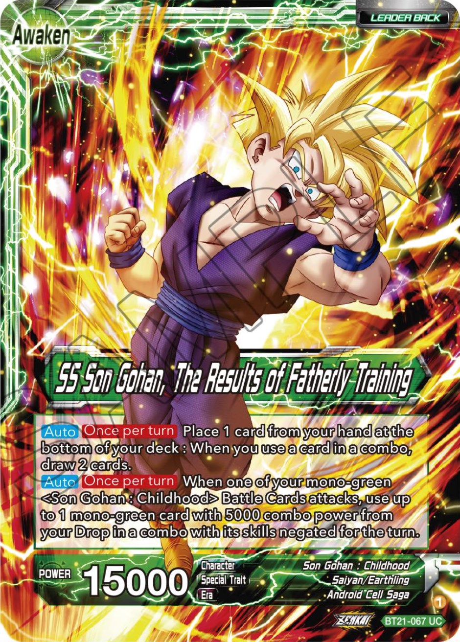 Son Gohan // SS Son Gohan, The Results of Fatherly Training (BT21-067) [Wild Resurgence] | Fandemonia Ltd