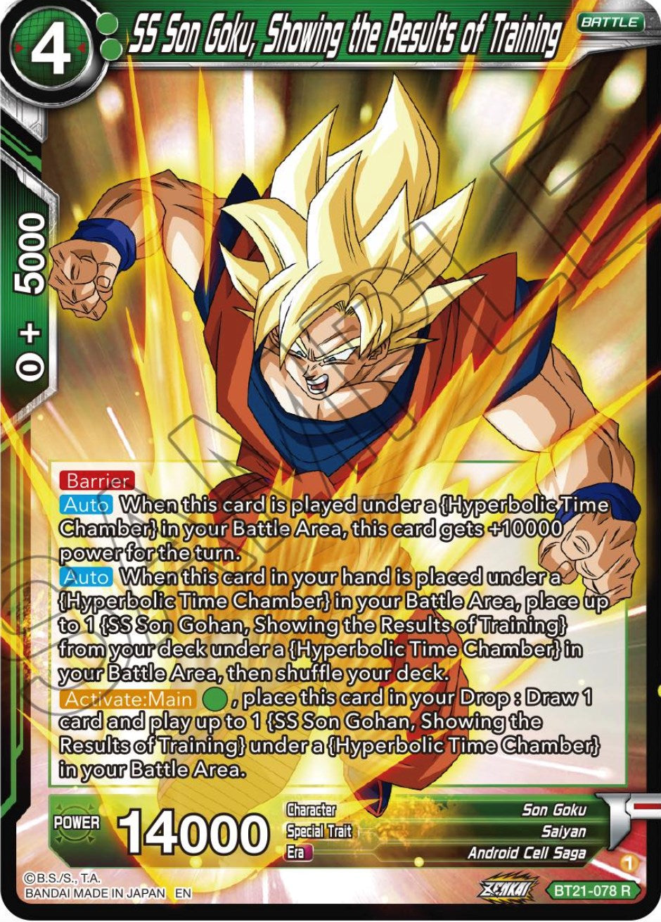 SS Son Goku, Showing the Results of Training (BT21-078) [Wild Resurgence] | Fandemonia Ltd