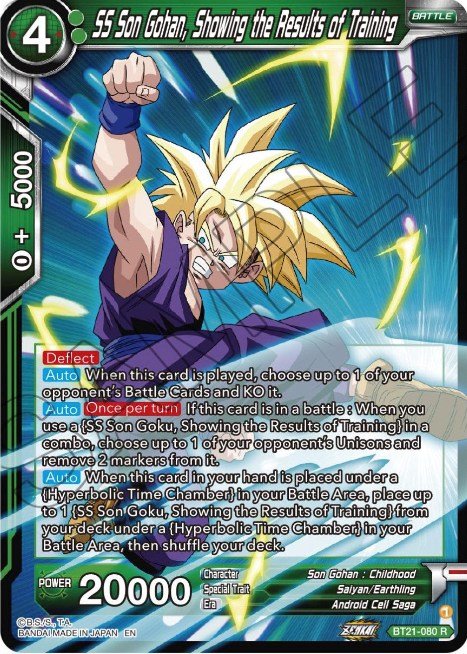 SS Son Gohan, Showing the Results of Training (BT21-080) [Wild Resurgence] | Fandemonia Ltd