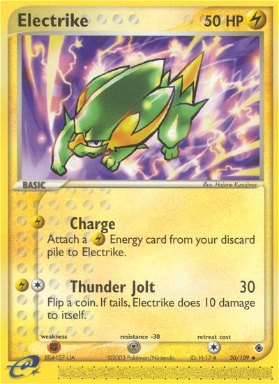 Electrike (30/109) [EX: Ruby & Sapphire] | Fandemonia Ltd