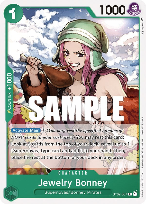 Jewelry Bonney (Tournament Pack Vol. 3) [Participant] [One Piece Promotion Cards] | Fandemonia Ltd