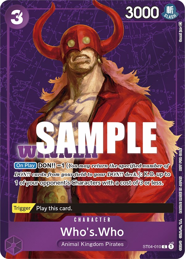 Who's.Who (Tournament Pack Vol. 3) [Winner] [One Piece Promotion Cards] | Fandemonia Ltd