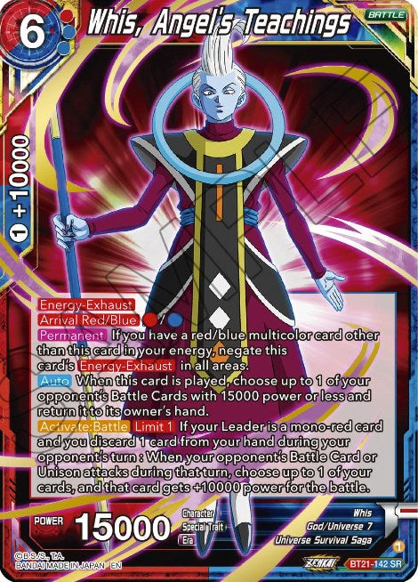 Whis, Angel's Teachings (BT21-142) [Wild Resurgence] | Fandemonia Ltd