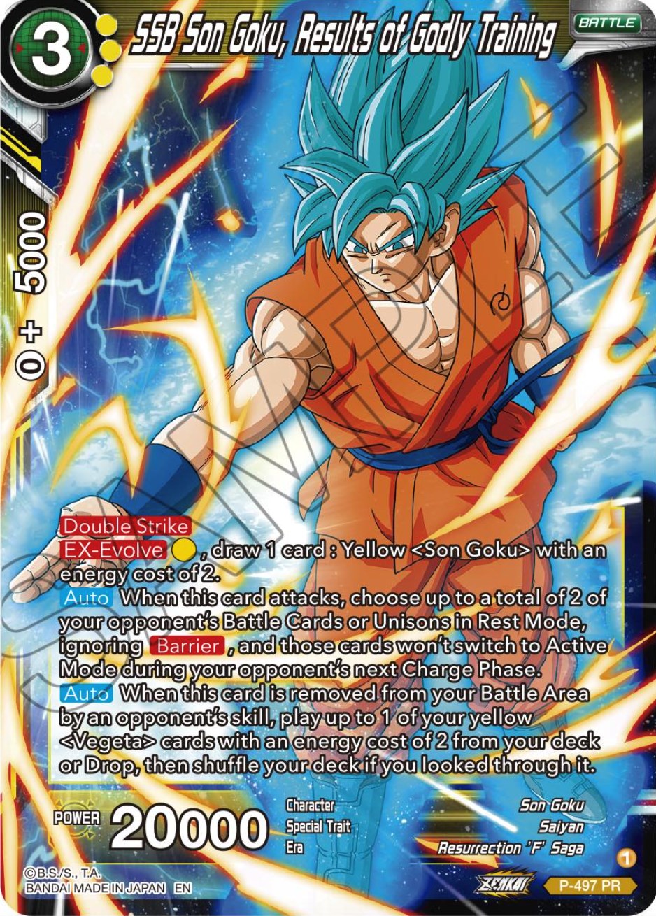 SSB Son Goku, Results of Godly Training (P-497) [Promotion Cards] | Fandemonia Ltd