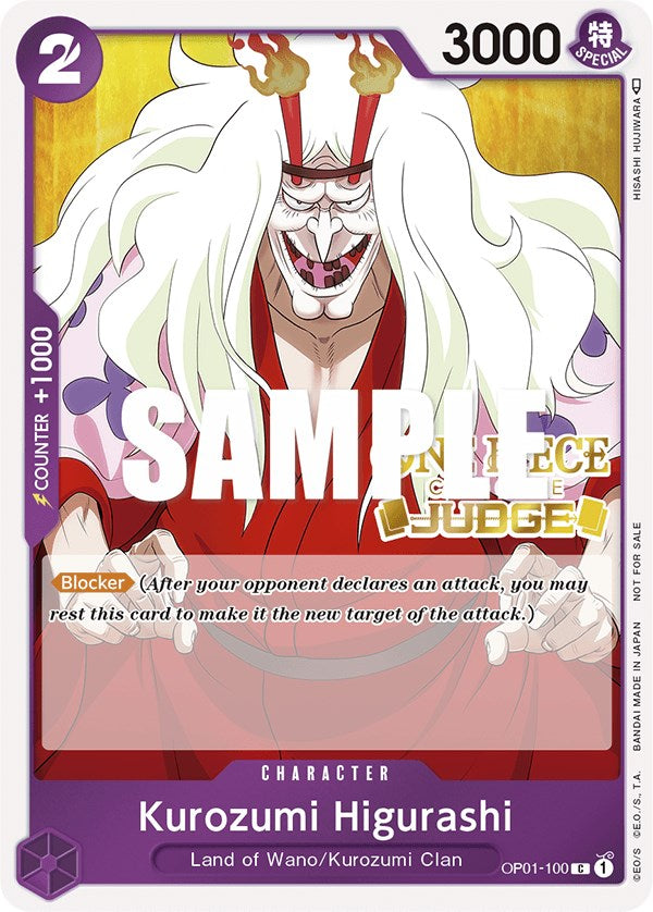 Kurozumi Higurashi (Judge) [One Piece Promotion Cards] | Fandemonia Ltd