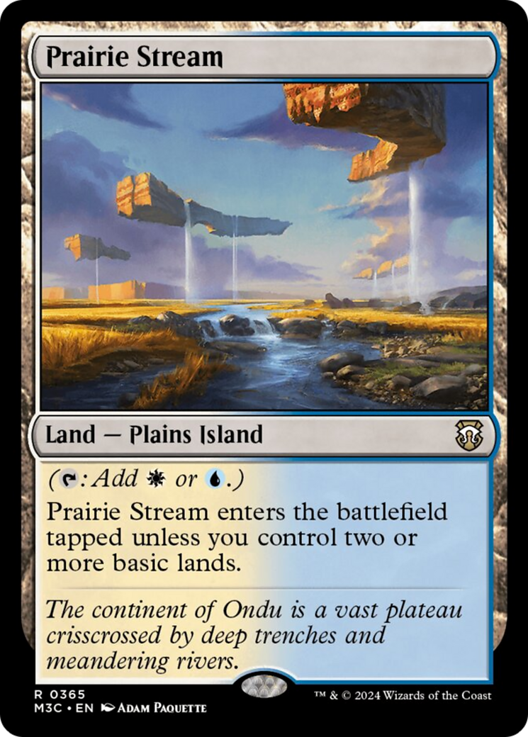 Prairie Stream (Ripple Foil) [Modern Horizons 3 Commander] | Fandemonia Ltd