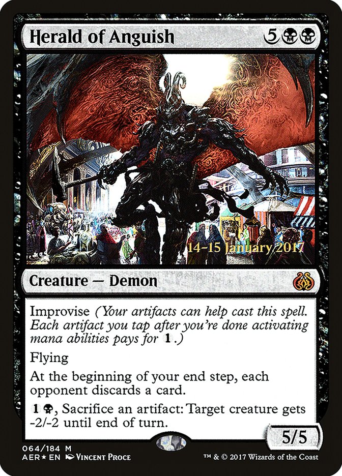 Herald of Anguish [Aether Revolt Prerelease Promos] | Fandemonia Ltd