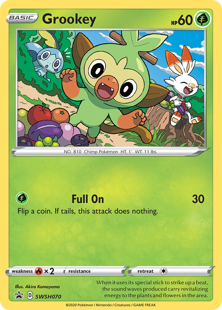 Grookey (SWSH070) [Sword & Shield: Black Star Promos] | Fandemonia Ltd