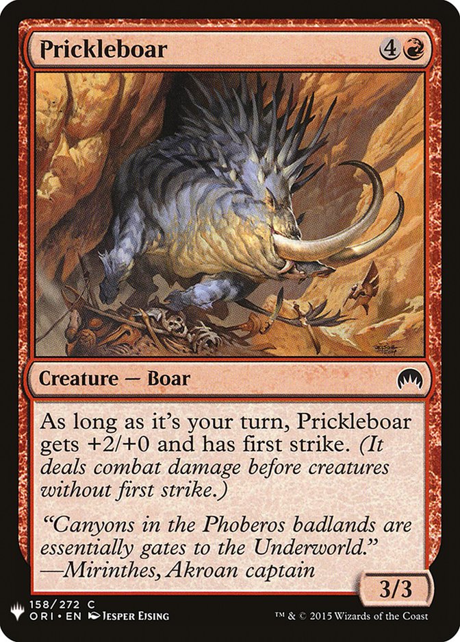 Prickleboar [Mystery Booster] | Fandemonia Ltd