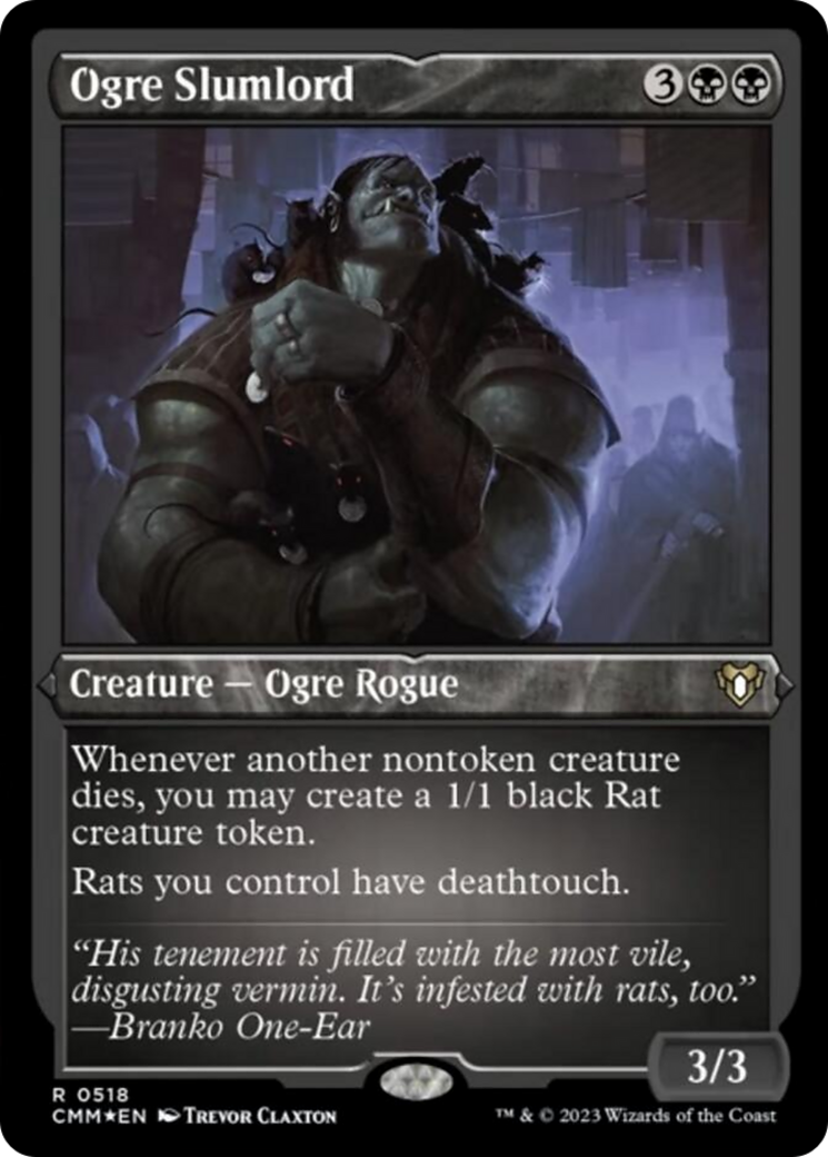 Ogre Slumlord (Foil Etched) [Commander Masters] | Fandemonia Ltd