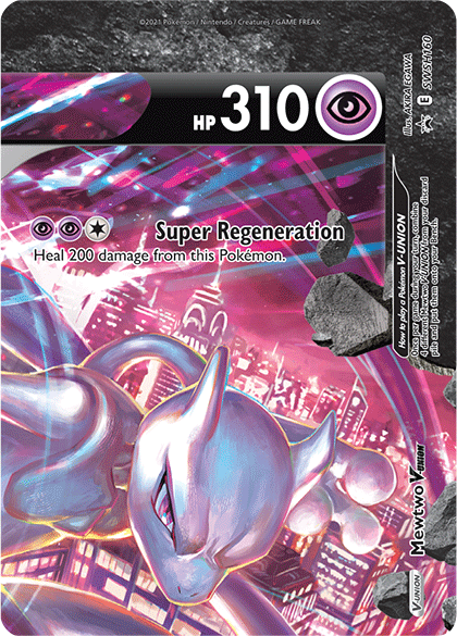 Mewtwo V-Union (SWSH160) [Sword & Shield: Black Star Promos] | Fandemonia Ltd