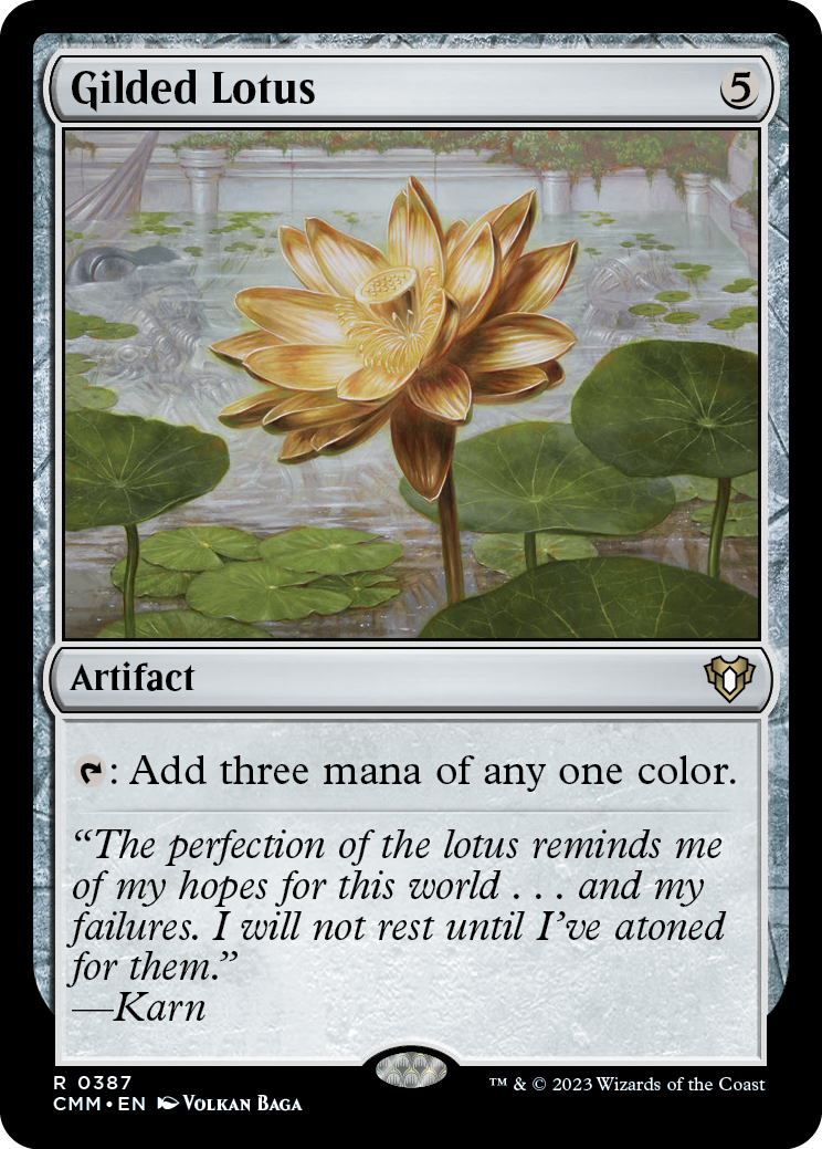 Gilded Lotus [Commander Masters] | Fandemonia Ltd