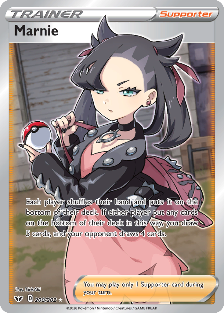 Marnie (200/202) [Sword & Shield: Base Set] | Fandemonia Ltd