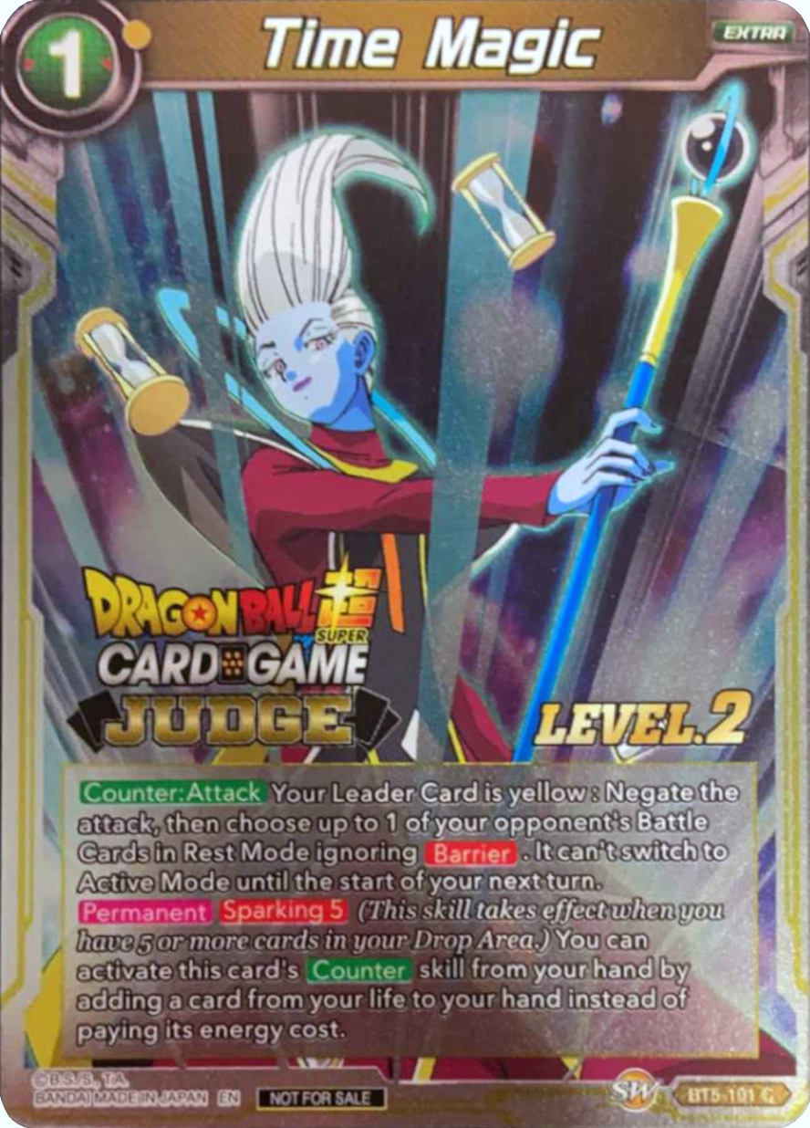 Time Magic (Level 2) (BT5-101) [Judge Promotion Cards] | Fandemonia Ltd